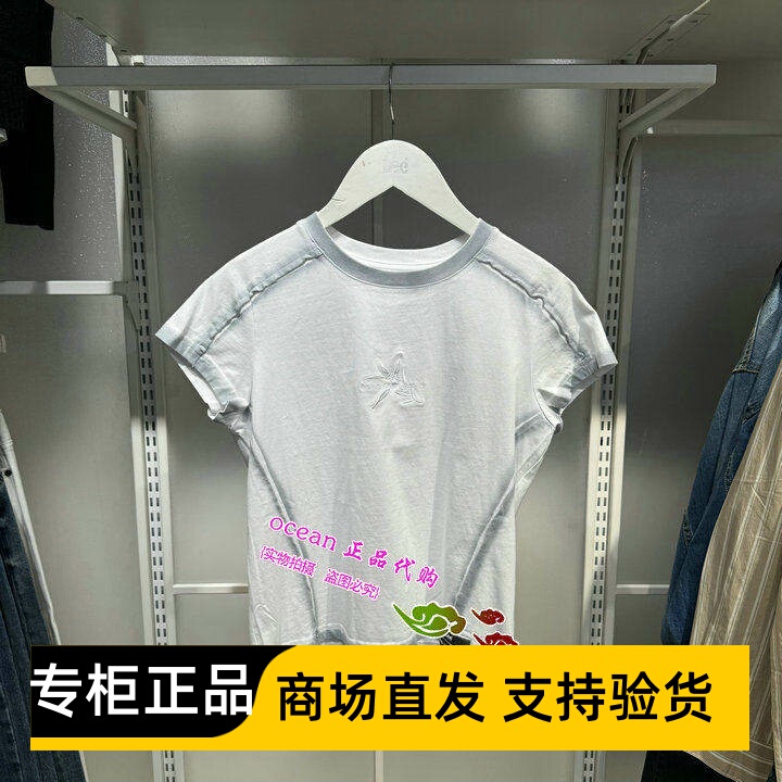 Lee Genuine 2026 Spring and Summer Women's Comfortable Short-Sleeved T-Shirt Lwt012600211000-K14000 Lee Genuine 2026 Spring and Summer Women's Comfortable Short-Sleeved T-Shirt Lwt012600211000-K14000