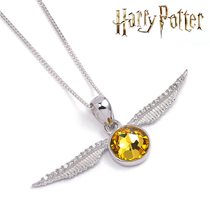 Harry Potter Peripheral Genuine Gold Snitch Necklace Ring Bracelet Earrings Pendant Sterling Silver Crystal Gift