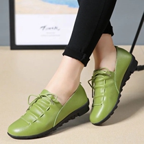 Lightning with department store Benelli womens shoes 2021 new casual shoes soft soles comfortable non-slip tie-up loafers