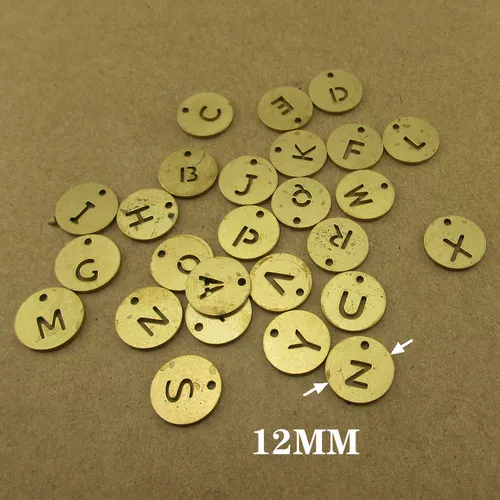 Латунный маленький аксессуар с буквами, аксессуары, брелок, ожерелье и браслет, мобильный телефон, подвеска, английские буквы