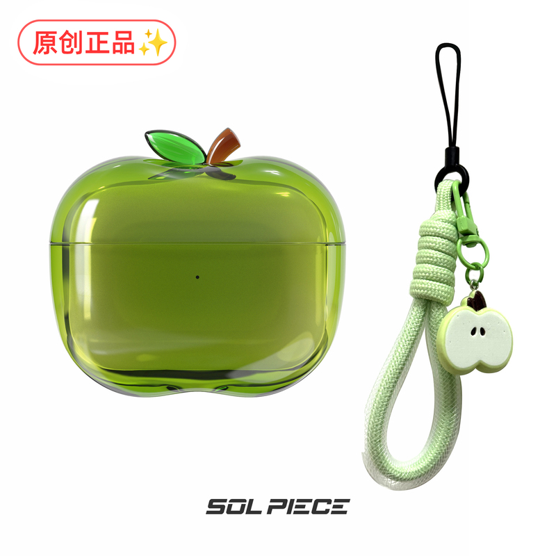 Sol Piece Original AirPods Transparent Apple Earphone Case Suitable for AirPods Pro/3Rd Generation/4Th Generation/Pro3 Transparent Red/Green Apple Tpu Soft Case Sol Piece Original AirPods Transparent Apple Earphone Case Suitable for AirPods Pro/3Rd Generation/4Th Generation/Pro3 Transparent Red/Green Apple Tpu Soft Case
