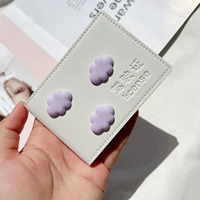 Purple Cloud White Card