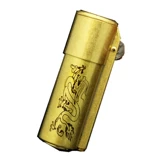 Ретро медная старомодная ветрозащитная зажигалка на керосине