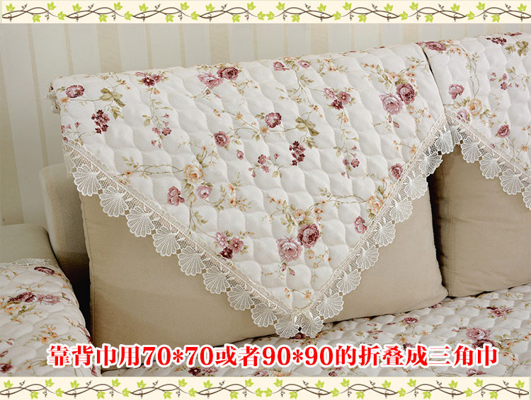 Sofa vải lanh bốn mùa vải bông đệm châu Âu chống trượt rắn gỗ sofa bìa khăn đơn giản hiện đại tùy chỉnh - Ghế đệm / đệm Sofa thảm trải ghế trường kỷ