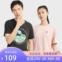 Pathfinder speed dry T-shirt male and female spring summer style outdoor elastic breathable printed round collar short sleeve TAJJ81776