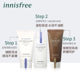 Innisfree, увлажняющий комплект на основе аминокислот, очищающее молочко, тонер, лосьон