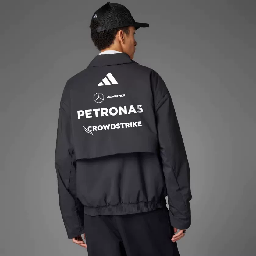 Adidas × Mercedes AMG Petronas F1 со-брендированная Mercedes F1 спортивная куртка