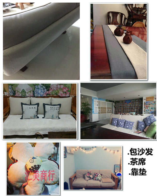Vải lanh tinh khiết vải lanh tinh khiết vải lanh lanh triển lãm khăn trải bàn túi rèm rèm DIY vải khuyến mãi - Vải vải tự làm vải dạ may áo khoác