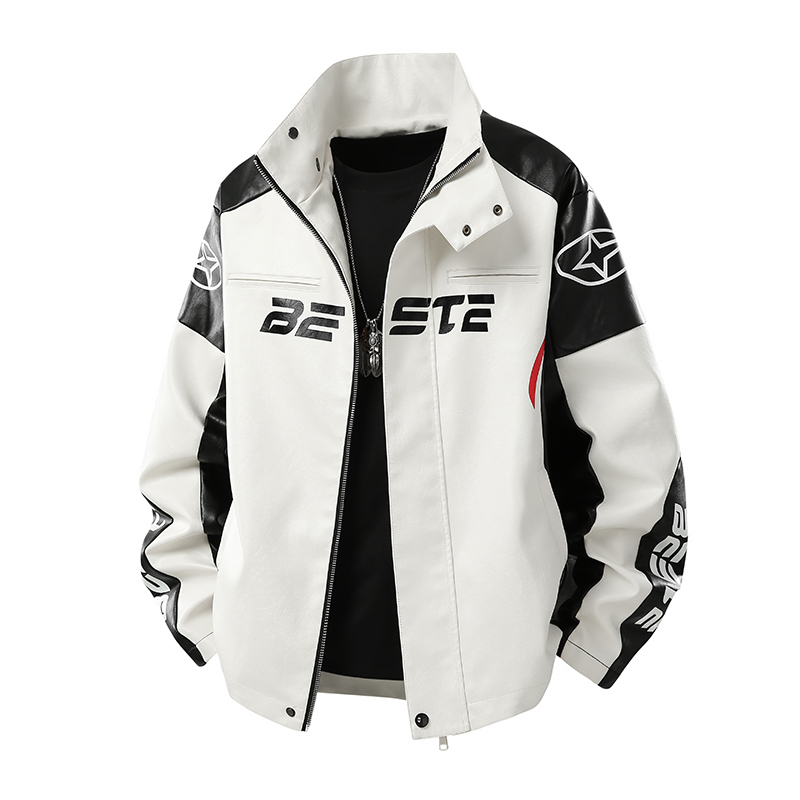 Men's Leather Jacket 2025 New Autumn and Winter Motorcycle Jacket Men's American Retro Leather Jacket Men's Motorcycle Jacket Trendy Men's Leather Jacket 2025 New Autumn and Winter Motorcycle Jacket Men's American Retro Leather Jacket Men's Motorcycle Jacket Trendy