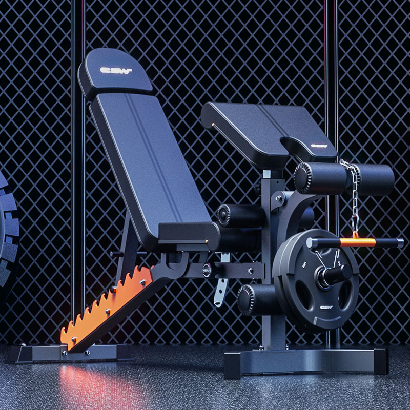 Chuangsiwei professional dumbbell stool Commercial multi-functional bird bench press bench supine board training stool Home fitness equipment