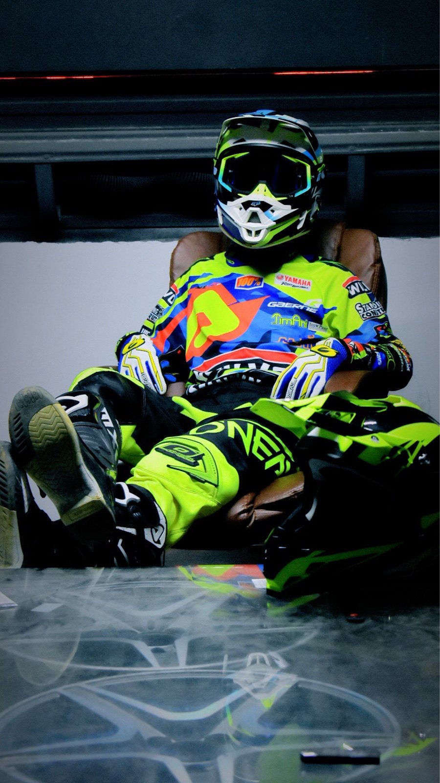 Hot selling Asibis Yamaha off-road motorcycle racing downhill suit long-sleeved T-shirt team club custom