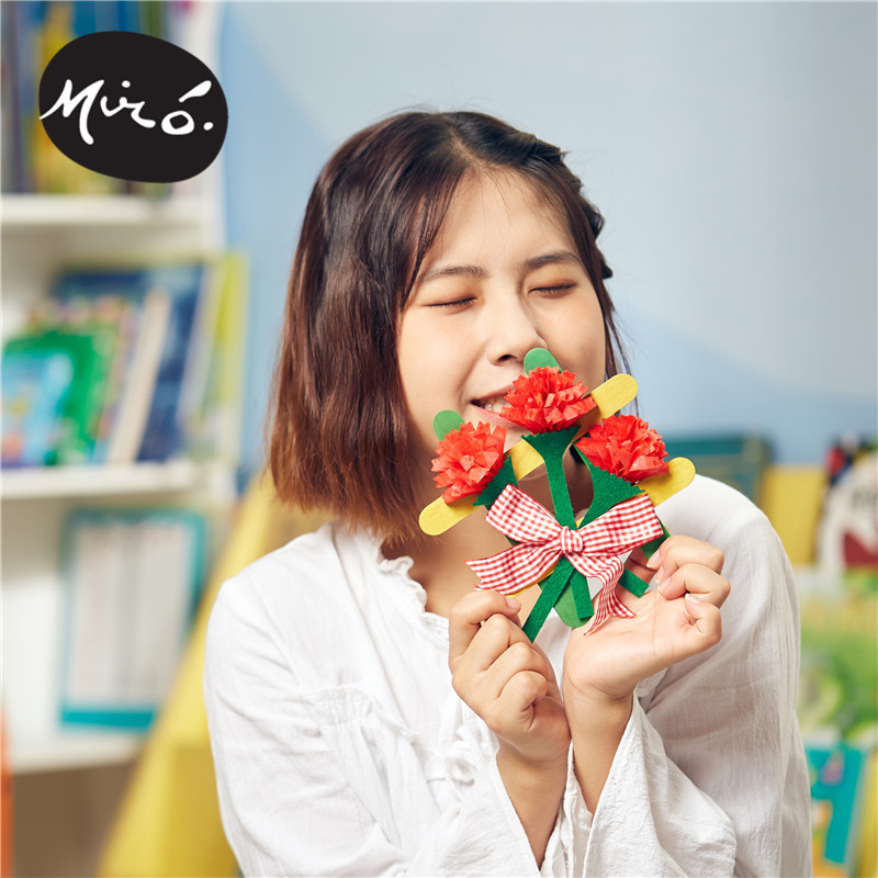 Teacher's Festival Gift Photo Frame Flowers Children Creative New Handmade Diy Nursery Making Materials Bag Sending Teacher