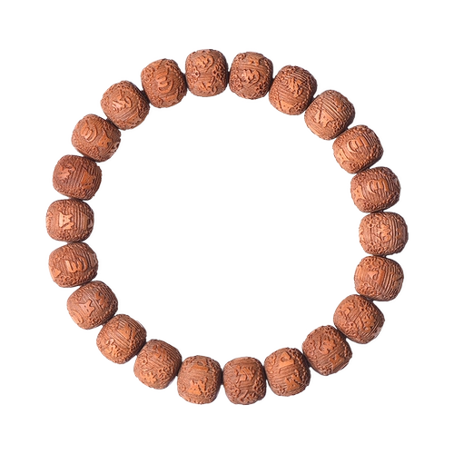 慕粉 Браслет с благовониями из сандалового дерева, четки подходит для мужчин и женщин из грецкого ореха, 108 бусин