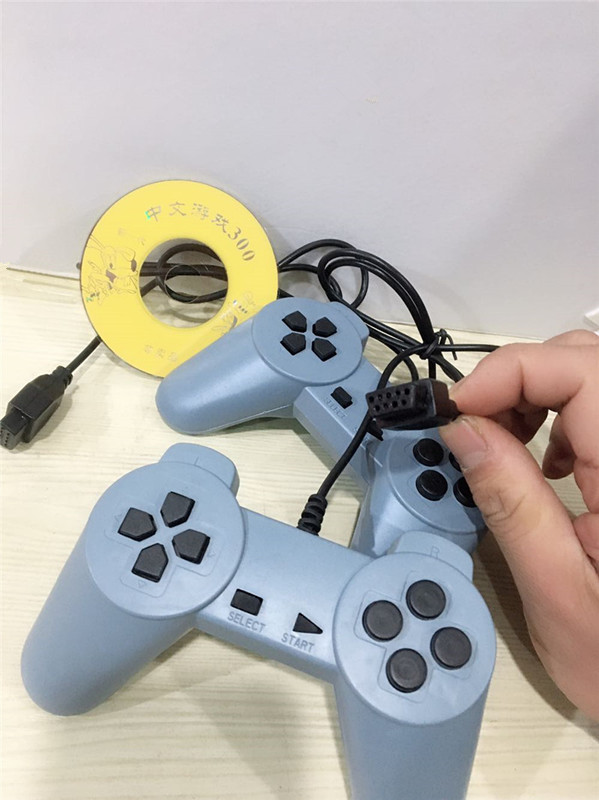 Bully King 2 m lengthened wire console VCD DVD game handle 9 holes CD TV Card Tank Mary