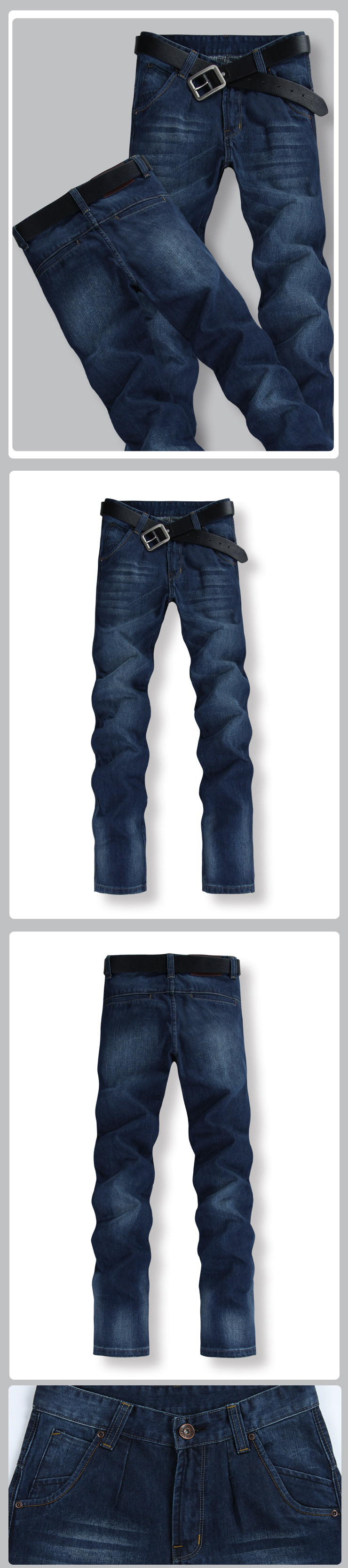 Jeans pour adolescent en coton pour Quatre saisons - Ref 1469748 Image 5