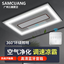 Kitchen Liangba Embedded Lighting Ventilation Two-in-One Air Conditioning Mute Electric Fan Integrated Ceiling Air Cooler Fan