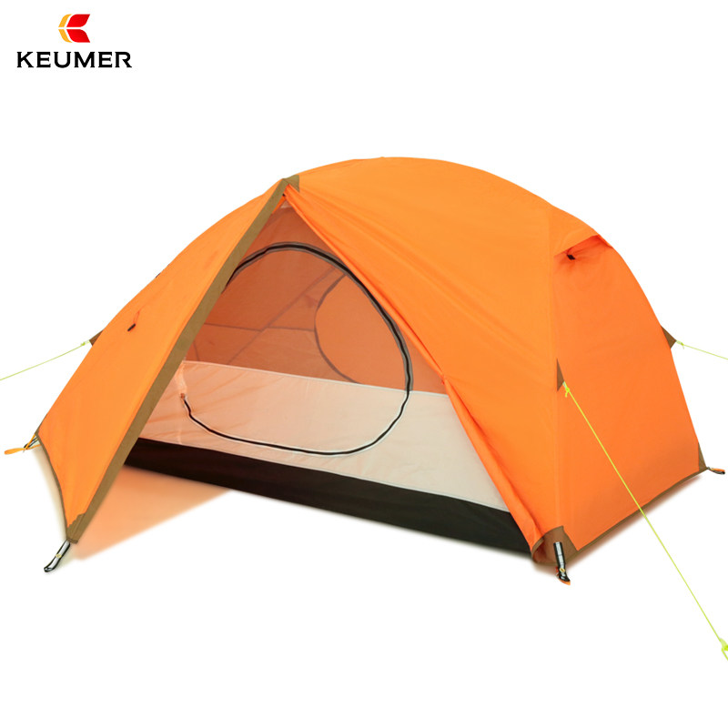 KEUMER aluminum pole single light tent snow ultra-light outdoor anti-storm field camping mountaineering backpack double layer