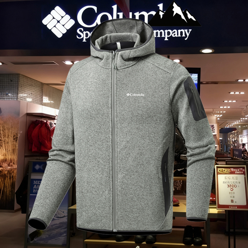 Colin's Special Offer Sports Hooded Fleece Jacket for Men and Women, New Spring and Autumn Style, Versatile, Wear-Resistant, Simple and Stylish Fleece Jacket
