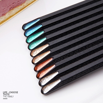 Insert sheet Alloy Chopsticks One Chopsticks Day Style Creative Moisture and no mouldy Dining Chopsticks Fashion Arrow Fast