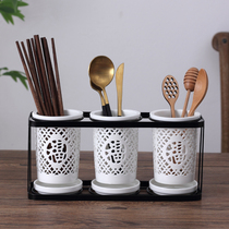 Chopsticks basket household drain anti-mold chopsticks cage simple wall hanging chopsticks box commercial ceramic chopsticks hanging creative