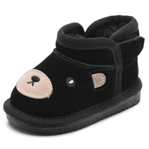 Детские утепленные короткие сапоги для раннего возраста, 0-1 лет, мягкая подошва