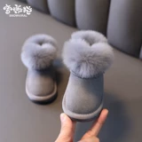 Утепленные детские туфли для раннего возраста, короткие сапоги, 1-3 лет, мягкая подошва