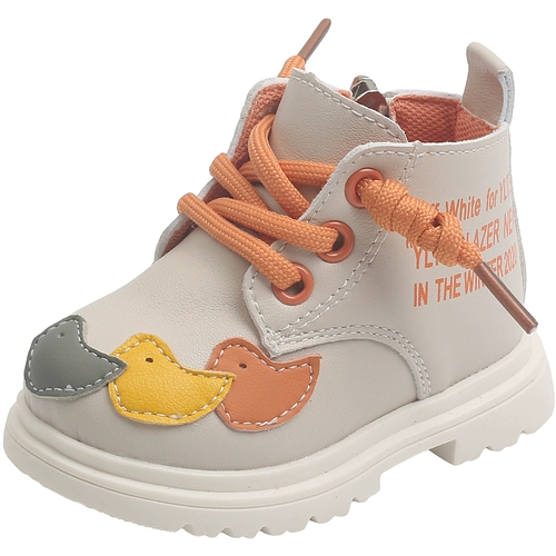 Bmw, Martens, детская демисезонная обувь подходит для мужчин и женщин для раннего возраста, детские туфли, флисовые короткие сапоги, ботинки, мягкая подошва