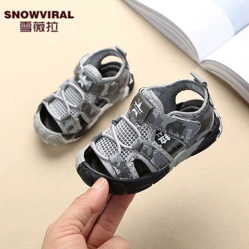 Детская летняя обувь, нескользящая детская сумка для раннего возраста, сандалии, 1-3 лет, мягкая подошва