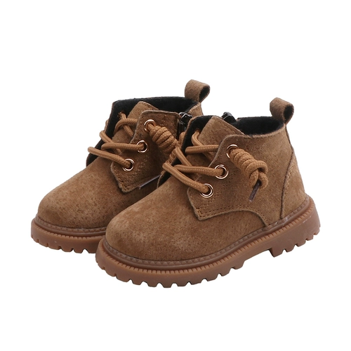 Bmw, Martens, детские демисезонные короткие сапоги, нескользящая обувь для раннего возраста, 1-3 лет, мягкая подошва