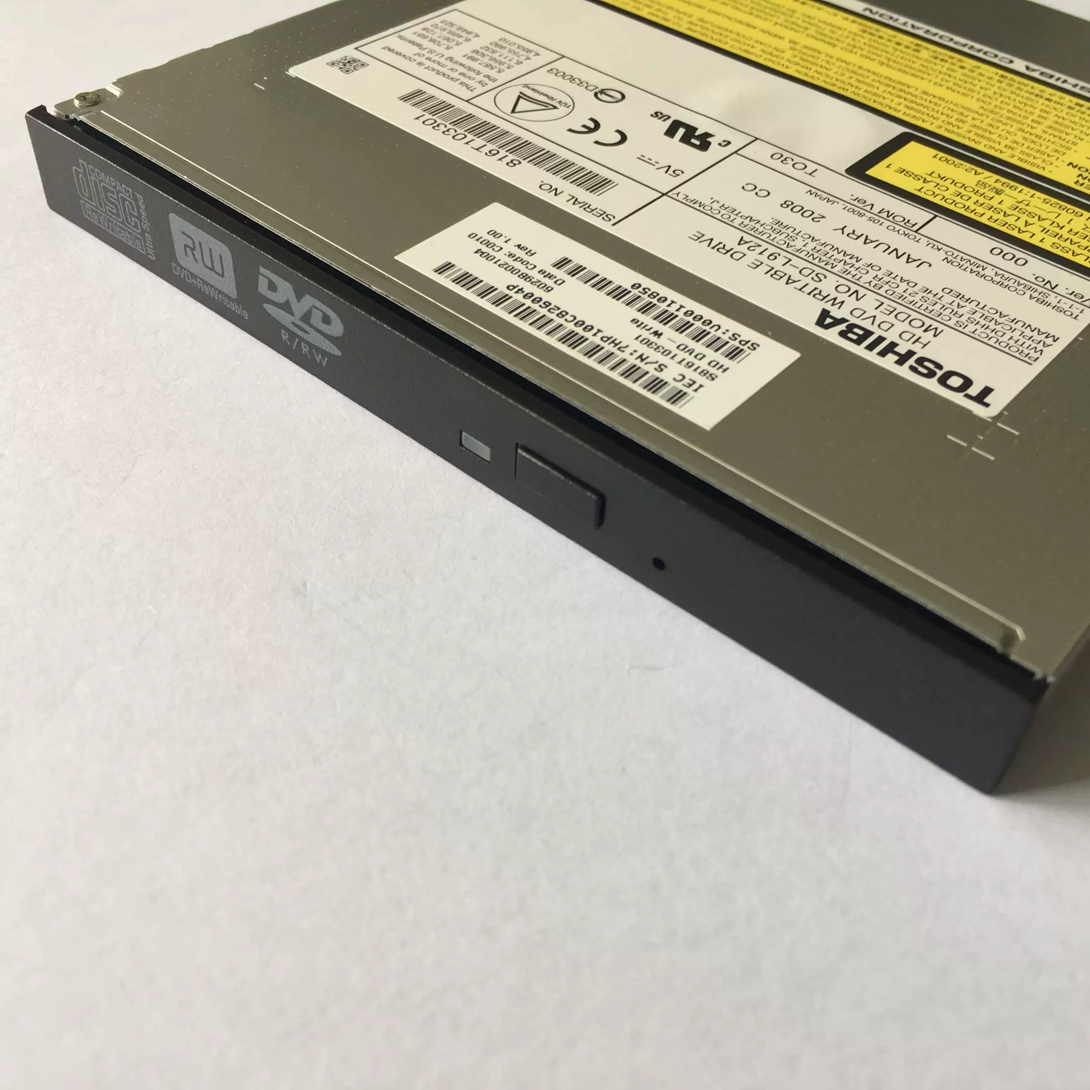 Оригинальный привод Toshiba HD HD DVD SD-L912A L802 L902 12.7мм