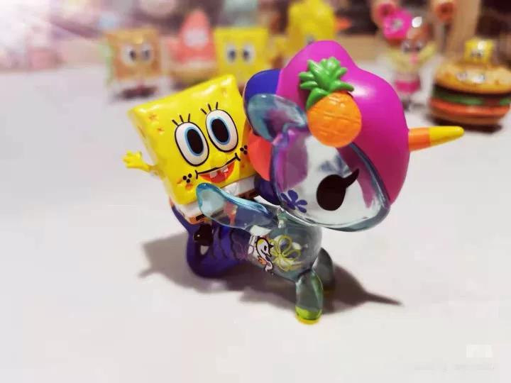 Серия Tokidoki Tao Qiduqi SpongeBob: blind box школьная большая звезда соединенная кукла единороги зверь игра
