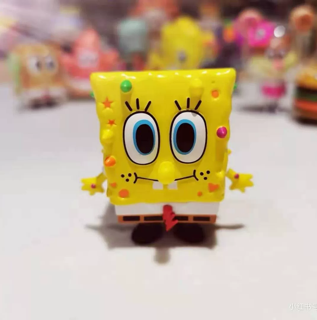 Серия Tokidoki Tao Qiduqi SpongeBob: blind box школьная большая звезда соединенная кукла единороги зверь игра