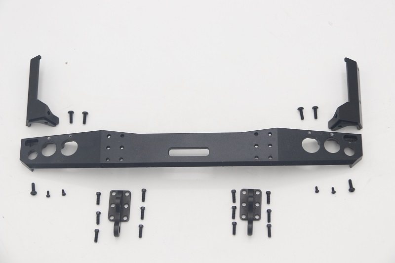 RC Ferngesteuerte Lkw Metall Front Stoßstange Geeignet Für 1/14 Saitos Front End Zubehör Für Tamiya Lesu Für Scania Mann Teile – Detail 2