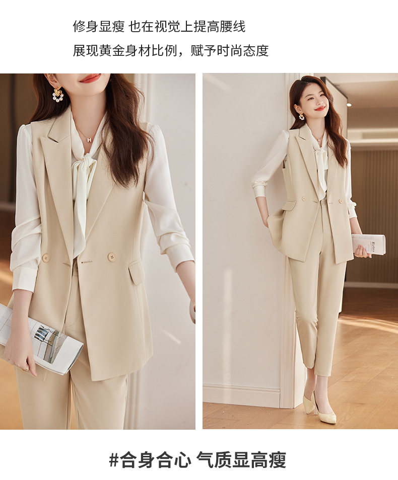 Костюм, майка топ, осенний комплект, черный жилет, куртка, изысканный стиль 