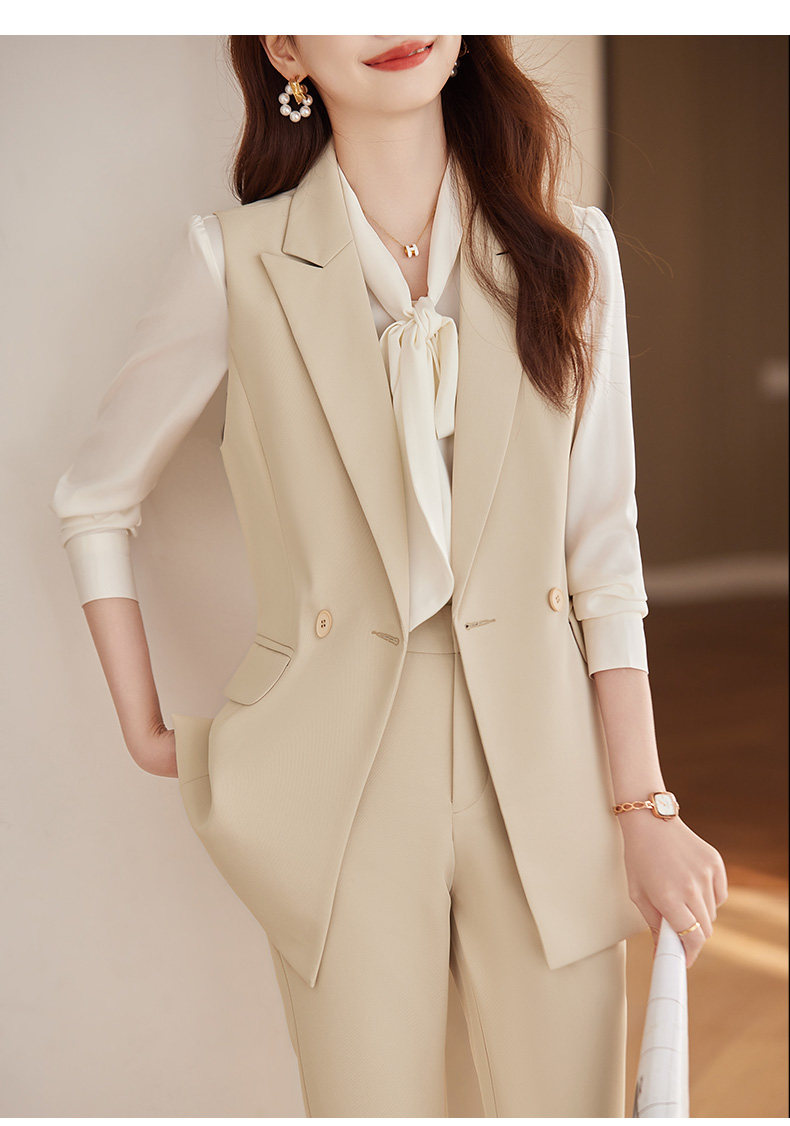 Костюм, майка топ, осенний комплект, черный жилет, куртка, изысканный стиль 