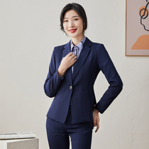 Professional Dress Suit Suit Woman Spring Autumn New Superior Sense Dress Jacket Hotel Manager Work Suit Jacket Skirt