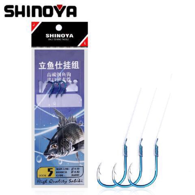 Rocky fishing boat fishing blue thousand and string hook standing fish official hanging group sea fishing raft fishing black bream species tied hook