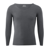 Seamless thermal underwear mens heating self-fitting bottoming plus velvet thickened autumn clothes and long trousers mens suit winter