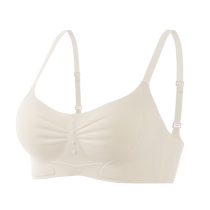 Seamless underwear for women with small breasts summer thin bra breast reduction anti-sagging breathable French round breast bra