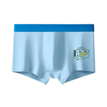 Pure cotton mens underwear for teenagers boys and middle school students antibacterial crotch shorts summer 2024 new boxer briefs