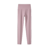 High-waist pure cotton thermal pants for women to wear under the cold in autumn and winter seamless and slim-fitting bottoming 2024 new youth autumn pants