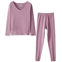 Arctic velvet body-fitting autumn clothes for women in autumn and winter thermal underwear womens thin slimming deep V-neck inner tops