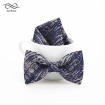notkNot original printed handled neckline male wedding groom accompanied by a saucepan blue grey speck