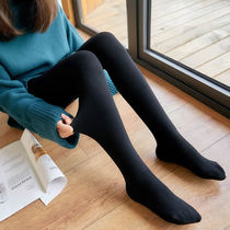 Large code thin section of underpants woman outside wearing 2021 new Korean version conspiculy slim plus suede pants with thickened cotton pants autumn and winter