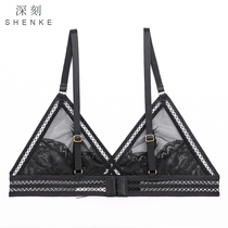French transparent lace lingerie lace lace lace lace lace lace lace lace lace cup gather ultra thin bra large bra bra small sexy chest