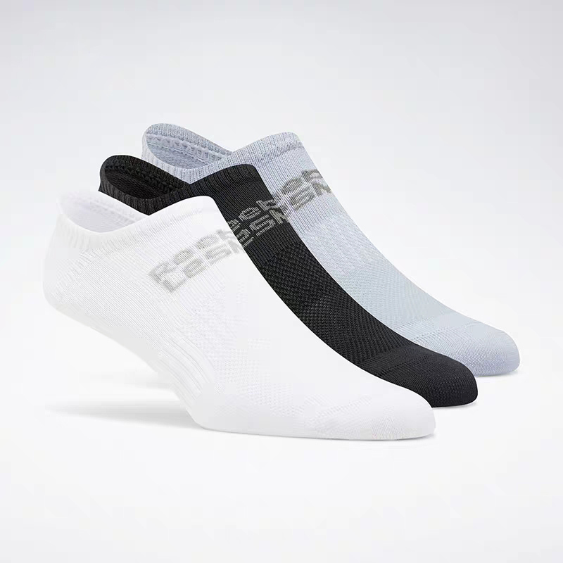 Suitable for Ruibu Lm Course Group Exercises for Men and Women Low-Top Pure Cotton Fitness Aerobic Training Dance Running Socks Black and White