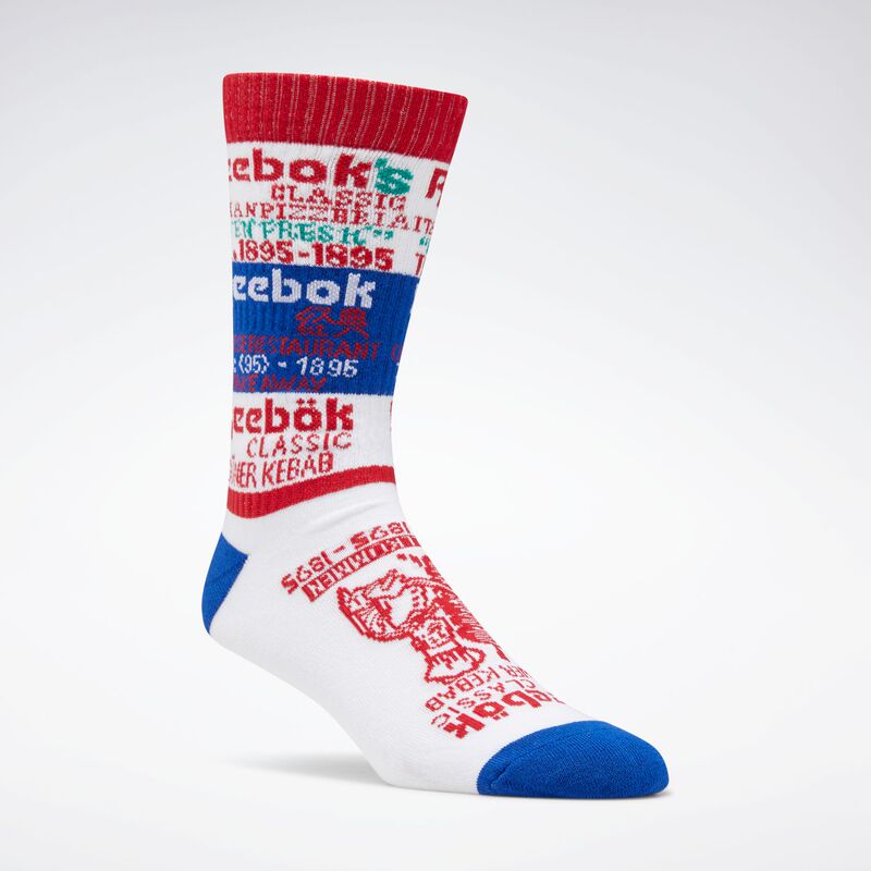 Suitable for Reebok Lm Course Group Exercises, High-Top Pure Cotton Fitness Aerobic Training Dance Running Socks for Men and Women, Black and White