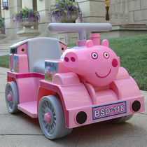 Childrens electric small train quad bike can sit on people Page toy boy girl baby car 1234 piggy