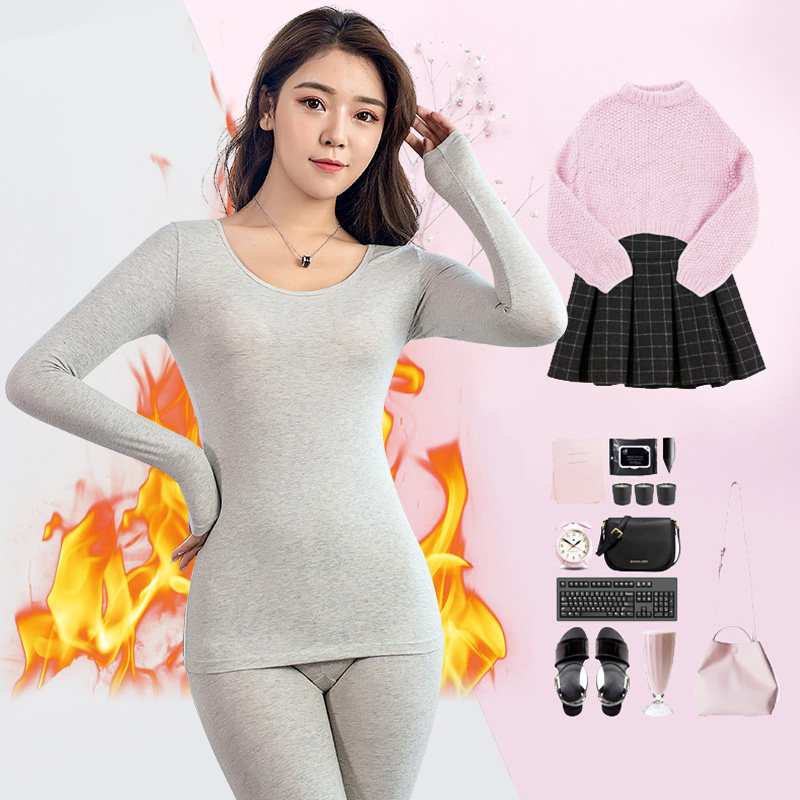 Glint Fever Coat Woman Thin PURE COTTON ROUND COLLAR AUTUMN CLOTHING SANITARY PANTS SUIT LADY STUDENT BEAUTY BODY WHIPPED COTTON SWEATER