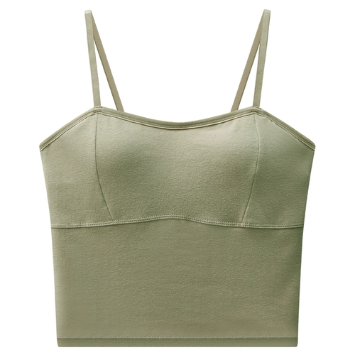 Нижнее белье, бюстгальтер-топ, летний тонкий хлопковый топ с чашечками, красивая спина